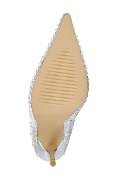 Azalea Wang Naos Crystal Pointed Toe Pump In Pattern
