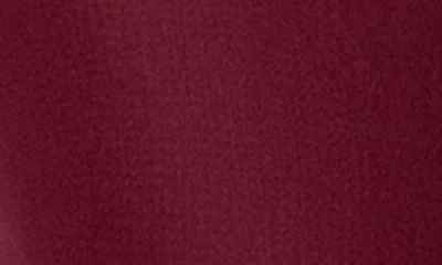 Betsy & Adam Drape Stretch Mesh Gown In Burgundy