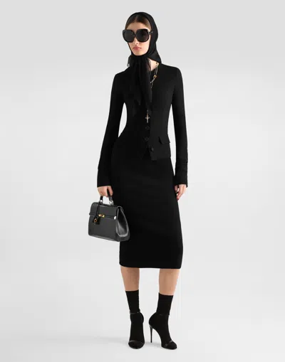 Dolce & Gabbana Wool Jacket In Black