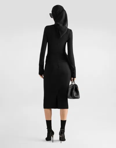 Dolce & Gabbana Wool Jacket In Black
