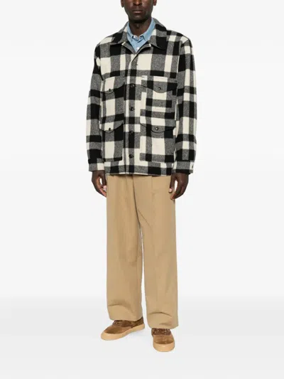 Filson Check-pattern Button-up Jacket In Multi