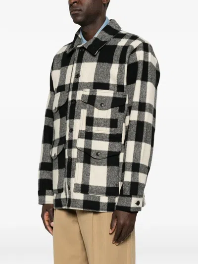 Filson Check-pattern Button-up Jacket In Multi