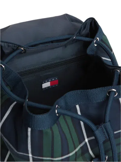 Tommy Hilfiger Check-pattern Logo-patch Backpack In Pattern