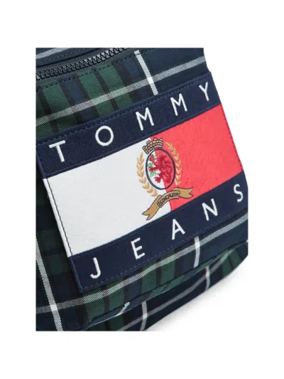 Tommy Hilfiger Check-pattern Logo-patch Backpack In Pattern