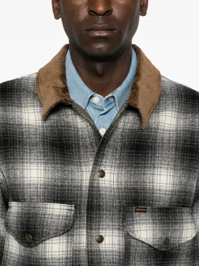 Filson Check-pattern Corduroy-collar Jacket In Multi