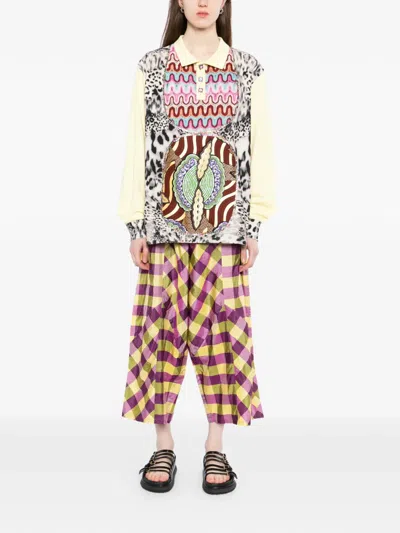 Penultimate Checked Trousers In Multi