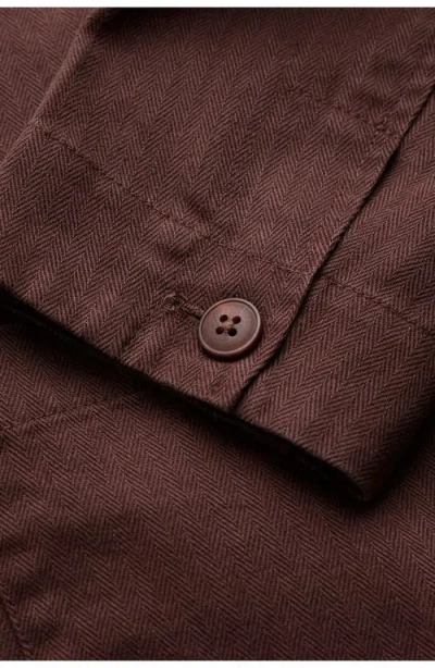 Seasalt Cornwall Tollgate Herringbone Jacket In Brown