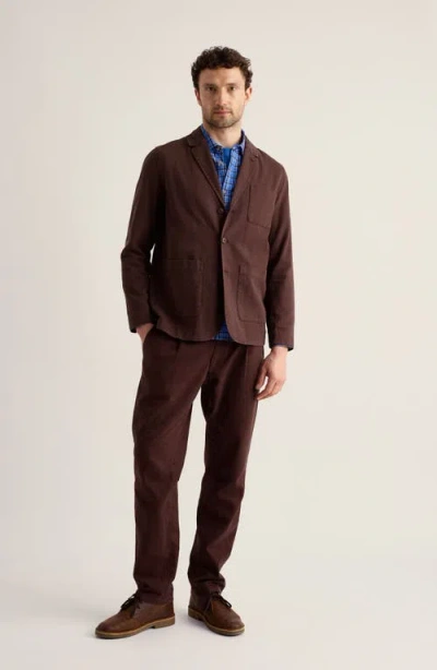 Seasalt Cornwall Tollgate Herringbone Jacket In Brown