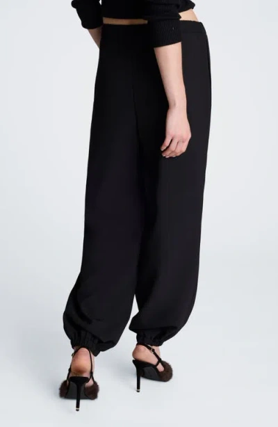 Kenneth Cole Pull On Drawstring Jogger Pant In Black