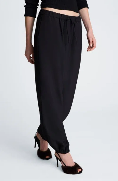 Kenneth Cole Pull On Drawstring Jogger Pant In Black