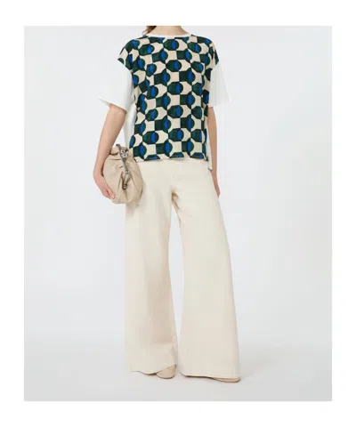 Weekend Max Mara Short-sleeved T-shirt In Multi