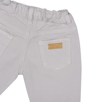 Balmain Belt Loop Pants In Gray