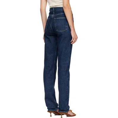 Agolde Kelly High-rise Straight Jeans In Blue