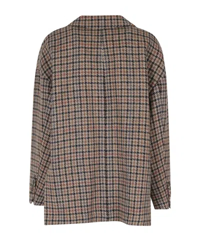 Bazar Deluxe Check-pattern Buttoned Blazer In Multi
