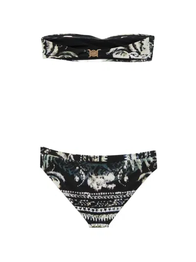 Balmain Abstract-print Bikini In Multi