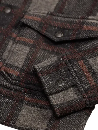 Rrl Raston Checked Wool Jacket In Multi