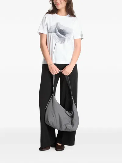 Samsoe & Samsoe Flower-print T-shirt In White