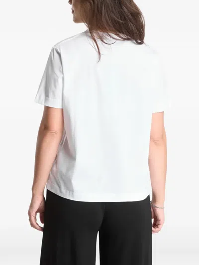 Samsoe & Samsoe Flower-print T-shirt In White