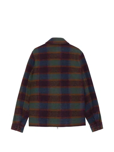 Les Deux Check-pattern Zip-up Jacket In Multi