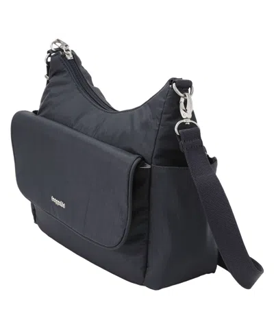 Baggallini Journey Anti-theft Mini Hobo Handbag In Blue