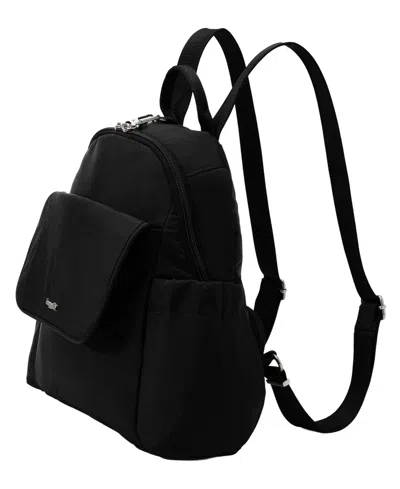 Baggallini Journey Anti-theft Small Backpack Messenger In Black