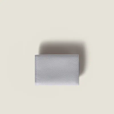 Miu Miu Snap Wallet In Gray