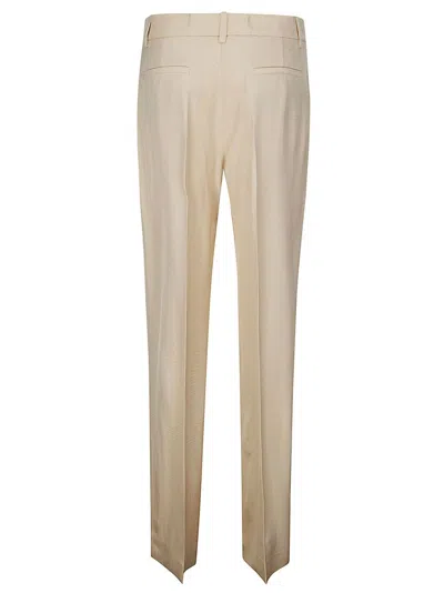 P.a.r.o.s.h . Flared Trousers In Nude