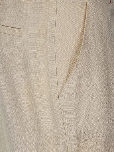 P.a.r.o.s.h . Flared Trousers In Nude