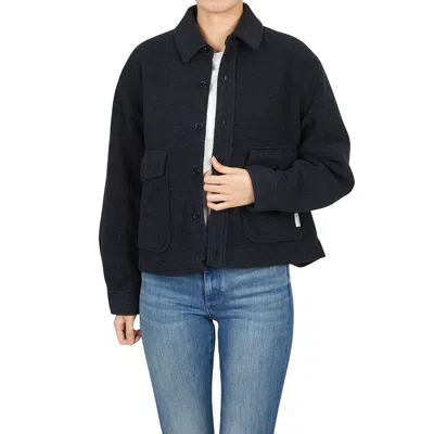 Nanamica Collared Jacket In Black