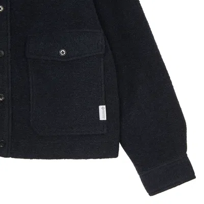 Nanamica Collared Jacket In Black