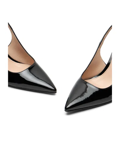 Stuart Weitzman Pointed-toe High-heeled Sandals In Black