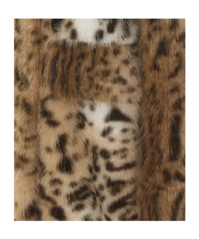 Sword 6.6.44 Leopard-print Coat In Brown