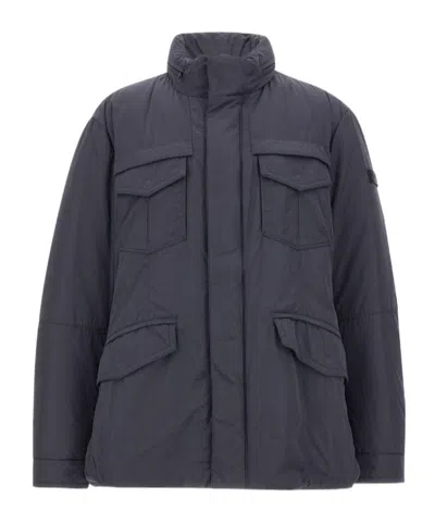 Peuterey Long-sleeved Down Jacket In Red