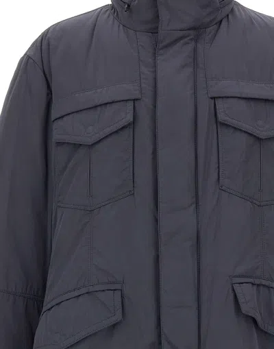 Peuterey Long-sleeved Down Jacket In Red