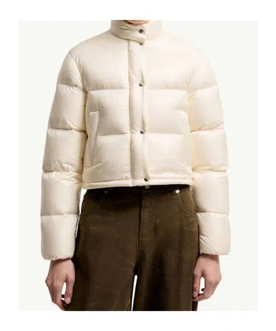 Moncler Tepice Short Down Jacket In White