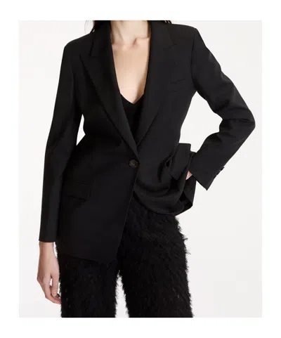 Marella Single-breasted Blazer In Black