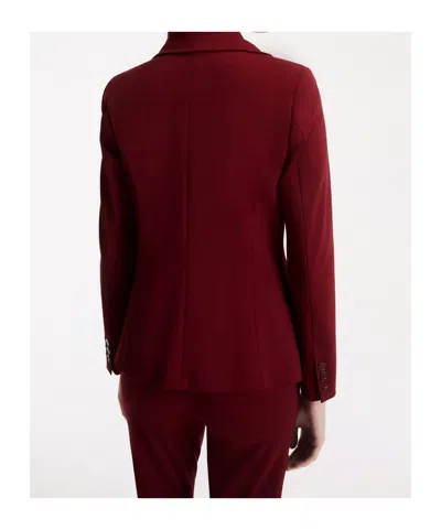 Marella Single-breasted Blazer In Brown