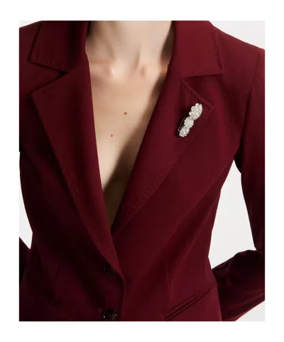 Marella Single-breasted Blazer In Brown