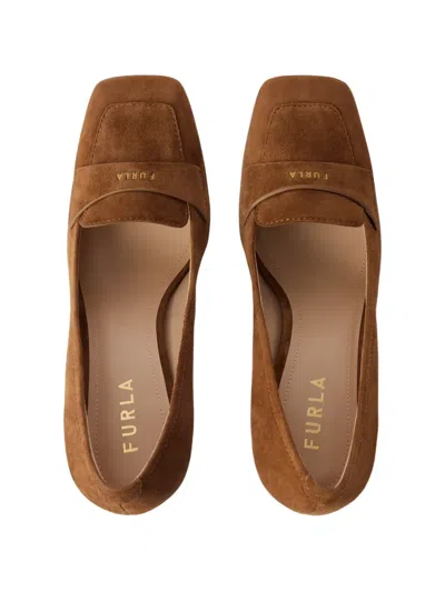 Furla Solid Pumps In Brown