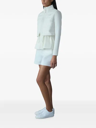 Mackage Priscilla Quilted-panel Jacket In Blue