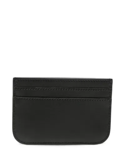 Fendi Ff-plaque Wallet In Black