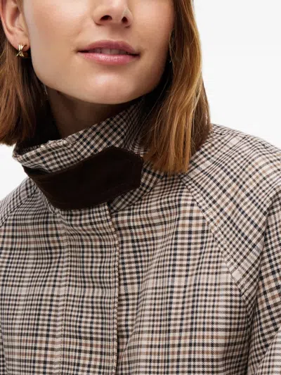 Tommy Hilfiger Check-pattern Storm-flap Jacket In Multi