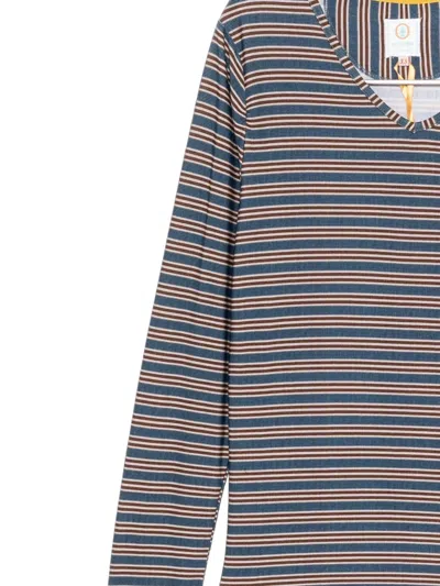 Pip Studio Striped Long-sleeve Top In Blue