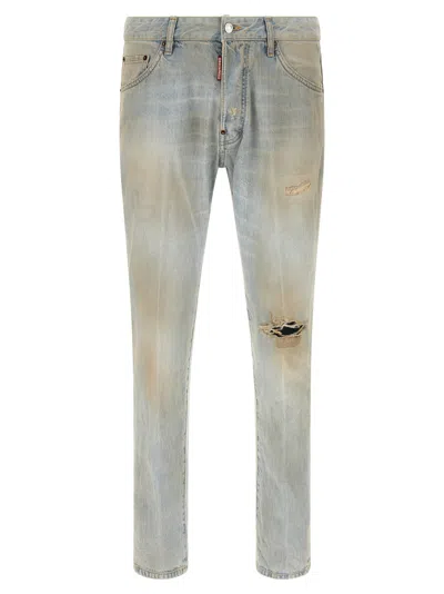 Dsquared2 Light Blue Denim Jeans In Blue
