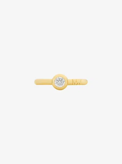 Michael Kors Round Stone Ring In Multi