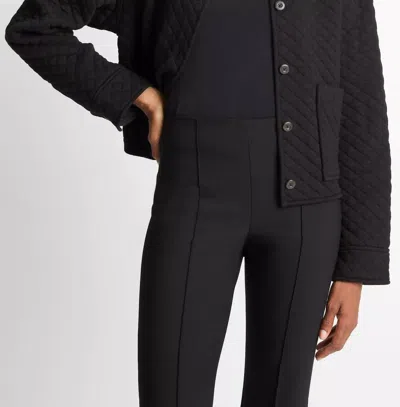 Vince Cotton Blend Quilted Jacket In Black