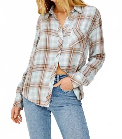 Rails Hunter Plaid Button Down Shirt In Chambray Combo In Multi