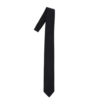 Corneliani Pointed-tip Tie In Black