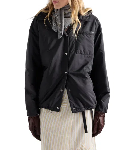 Prada Lightweight Re-nylon Blouson Jacket In Black