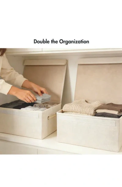 Kinetic 2-pack Foldable Storage Bins In Neutral